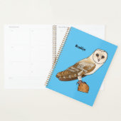 Cartoon van Barn owl Planner (Display)