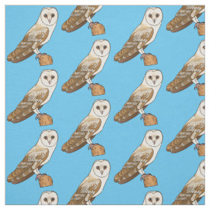Cartoon van Barn owl Stof