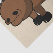 cartoon van buffels tissuepapier (Detail)