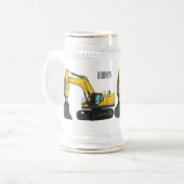 Cartoon van Crawler-graafmachine Bierpul (Voorkant links)