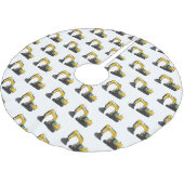 Cartoon van Crawler-graafmachine Kerstboom Rok (Gekanteld)