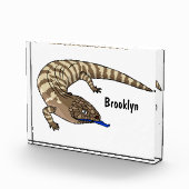 Cartoon van de hagedis fotoblokken (Rechts)