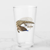 Cartoon van de hagedis glas (Voorkant)