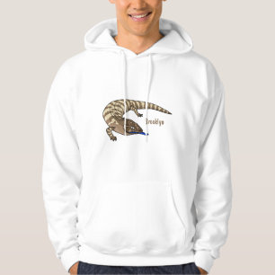 Cartoon van de hagedis hoodie