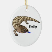 Cartoon van de hagedis keramisch ornament (Rechts)