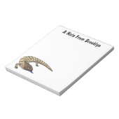 Cartoon van de hagedis notitieblok (Gedraaid)