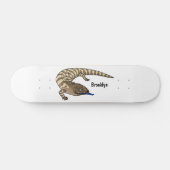 Cartoon van de hagedis skateboard (Horizontaal)