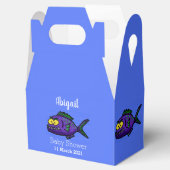 Cartoon van de Piranha-vis Bedankdoosjes (Geopend)