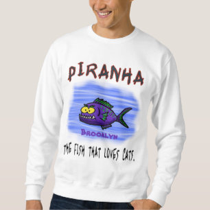 Cartoon van de Piranha-vis Trui