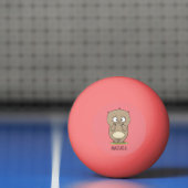 Cartoon van de schattige kruiphamster van de verge pingpongballen (Net)