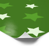 Cartoon van de zwarte kerstman perfect poster (Hoek)