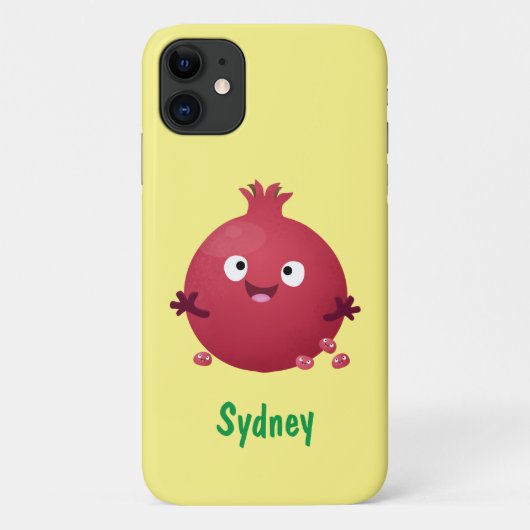 Cartoon van fijne granaatappels Case-Mate iPhone case (Achterkant)
