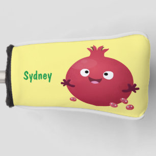 Cartoon van fijne granaatappels golfheadcover