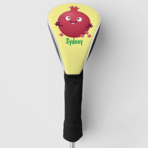 Cartoon van fijne granaatappels golfheadcover