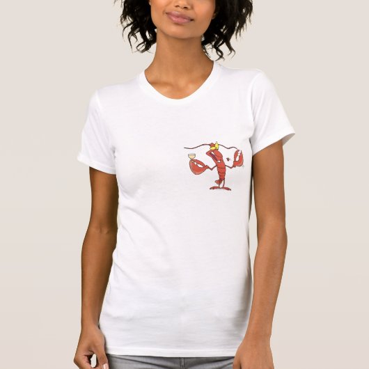 cartoon van grappige broodrooster t-shirt (Voorkant)
