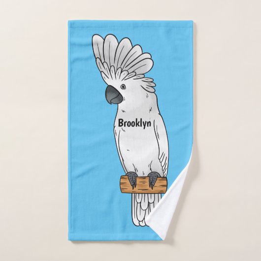 Cartoon van herkoekoekvogel bad handdoek (Handdoek)