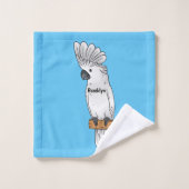 Cartoon van herkoekoekvogel bad handdoek (Wasdoekje)