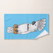 Cartoon van herkoekoekvogel bad handdoek (Handdoek)