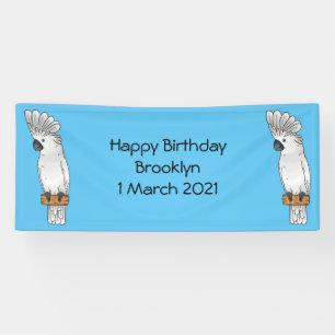 Cartoon van herkoekoekvogel spandoek