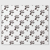 Cartoon van het Panda-beer Cadeaupapier (Vlak)