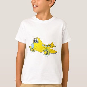 Cartoon van het vliegtuig t-shirt
