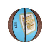 Cartoon van Jiaozi/Chinese dumplings Basketbal (Verticaal)