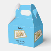 Cartoon van Jiaozi/Chinese dumplings Bedankdoosjes (Achterkant)