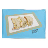 Cartoon van Jiaozi/Chinese dumplings Kussensloop (Achterkant)