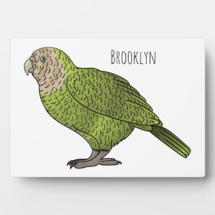Cartoon van Kakapo Fotoplaat