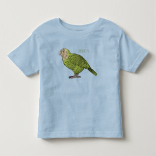 Cartoon van Kakapo Kinder Shirts