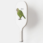 Cartoon van Kakapo Pickleball Paddle (Links)