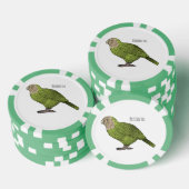 Cartoon van Kakapo Poker Chips (Opstapeling)