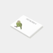 Cartoon van Kakapo Post-it® Notes (Schuin)