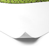 Cartoon van Kakapo Poster (Hoek)