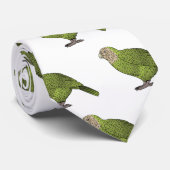 Cartoon van Kakapo Stropdas (Opgerold)