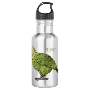 Cartoon van Kakapo Waterfles