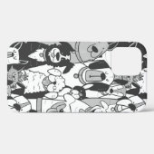 Cartoon van kattenhuisdieren Case-Mate iPhone case (Achterkant (horizontaal))