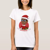 Cartoon van kerstjongen T-Shirt (Voorkant)