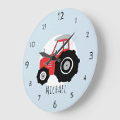 Cartoon van Kinder rode Boerderijen Grote Klok (Hoek)