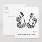 Cartoon van kippen 2648 briefkaart (Voorkant / Achterkant)