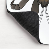 Cartoon van kokoskrabben muismat (Hoek)