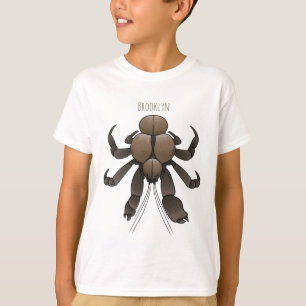 Cartoon van kokoskrabben t-shirt