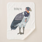 Cartoon van koningsgieren sherpa deken (Voorkant)