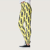 Cartoon van palmcockatoevogel leggings (Links)