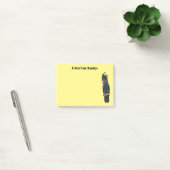 Cartoon van palmcockatoevogel post-it® notes (Kantoor)