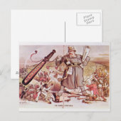 Cartoon van President Roosevelt Briefkaart (Voorkant / Achterkant)