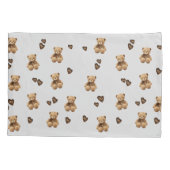 cartoon van schattig beer kussensloop (Achterkant)