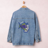 Cartoon van schimmelvis denim jacket (Hangar)