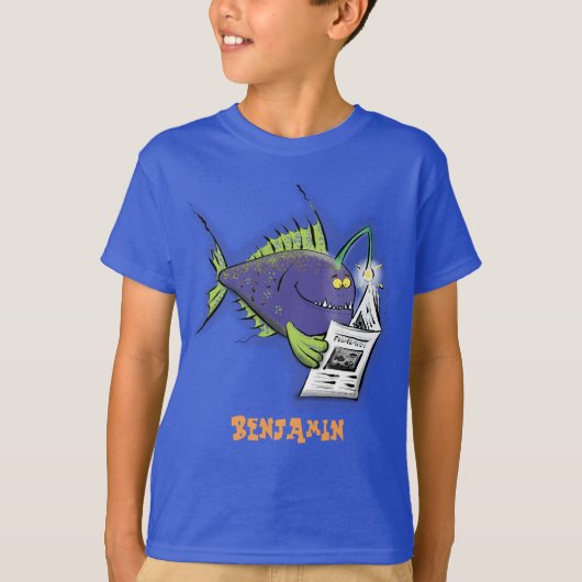 Cartoon van schimmelvis t-shirt (Voorkant)