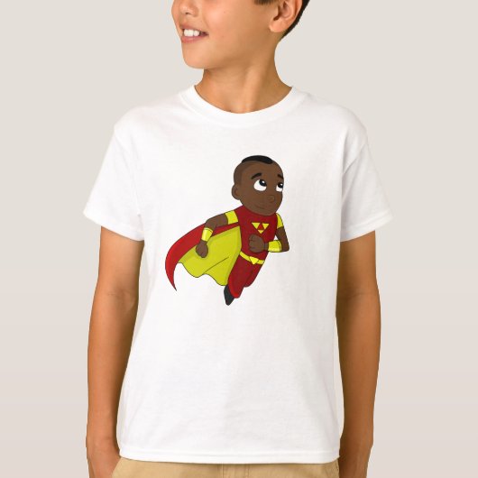 Cartoon van superhelden t-shirt (Voorkant)